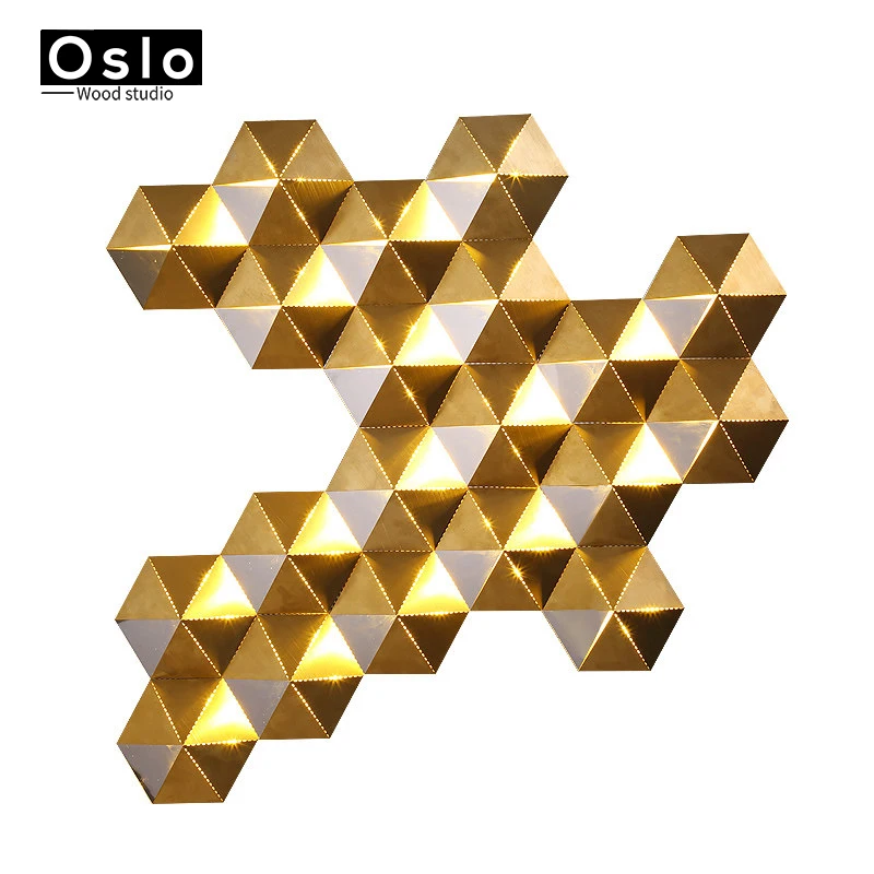 

Modern Creative wall lamp bedside simple wall lamp three-dimensional aisle study wall lamp fashion wall lamp Decorative lighting