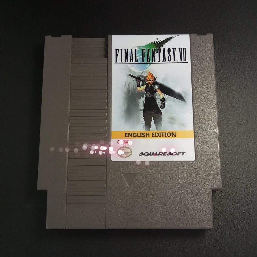 Лучшие 72 контакта 8 бит игровой Картридж-Final Fantasy VII английское издание для NES Final 7