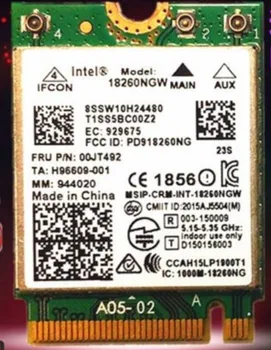

Wireless Adapter Card for lenovo 00JT492 Intel Tri-band Wireless AC 18260NGW M.2 bt 4.1 Wifi Card 867M