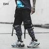 Joggers de hip hop hombres coreano estilo streetwear techwear pantalones hombres modis casual de carga pantalones de moda empalme negro kpop Pantalones ► Foto 2/5