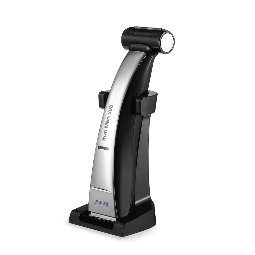 

Kemei508 Hair Trimmr Clipper Professional Shaving 2in1 Adjustable Rechargeable Hair Razor Shaver 100-240v Fully Washable