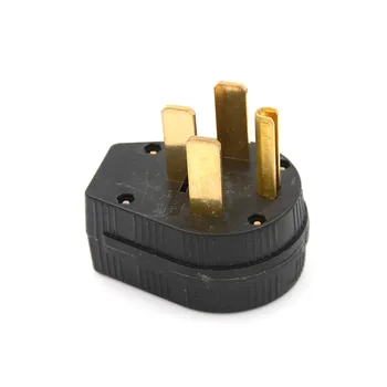 

50A 125V Straight Blade Angle Four Pin US Plug NEMA 14-50P US Four Holes Plug for Dryer, RV, Generator 1pcs