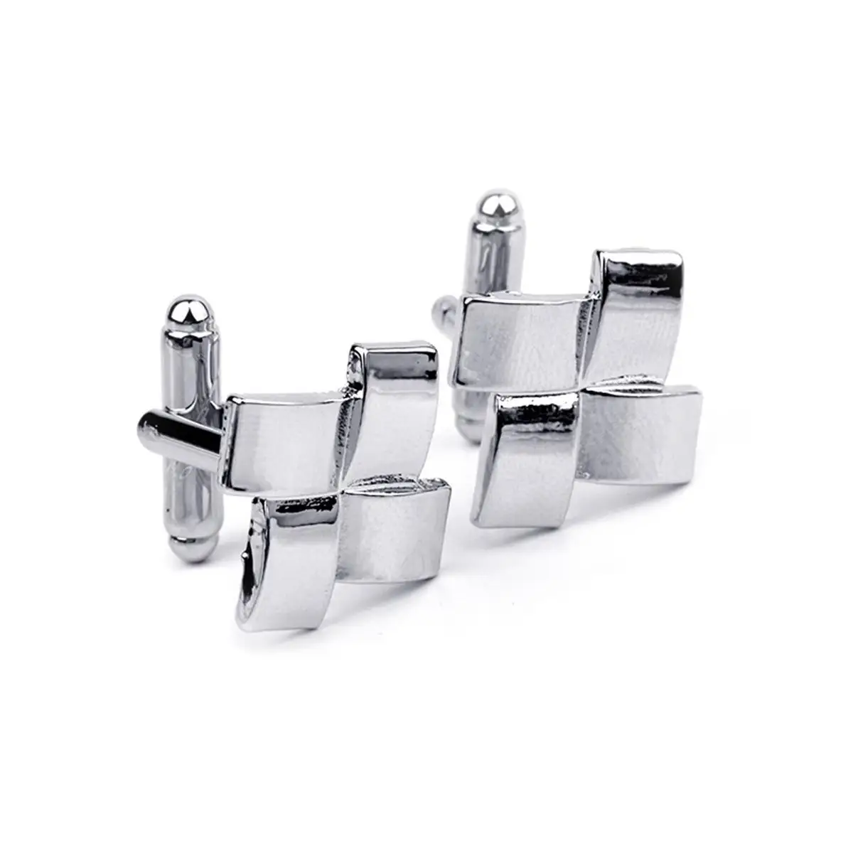 

New Luxury Elegant Fashion Cuffink Women Vintage French Shirt Cuffinks Men Bussiness Button Silver Shirt Cuff Links