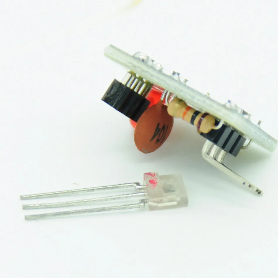 5 в лазерный детектор сенсор модуль обнаружения немодулятор трубка лазерный приемник модуль высокого уровня, как только лазерный светильник обнаружен для Arduino