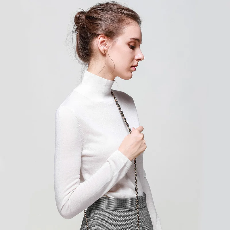 Women Wool Pullover 100%Wool Sweater For Women