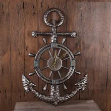 New Europe Style irregular shape Vintage Anchor Matel Mute font b Wall b font font b