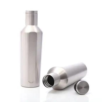 

Free Custom 2019 New Cold Red Wine Bottle 500ML Mug 304 Stainless Steel Vacuum flask Outdoor Sports Drinking Water Cup HOT SALE