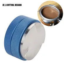 58 мм трамбовщик нержавеющей Кофе трамбовщик для бытовой техники бариста Инструменты машина ручная кофемолка машина измельчители трамбовщик