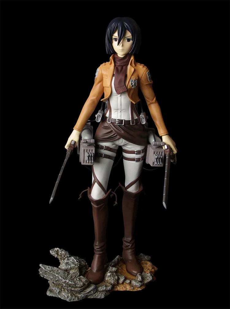 Hot selling 1pcs 25CM pvc Japanese anime figure Mikasa Ackerman Attack ... - Hot Selling 1pcs 25CM Pvc Japanese Anime Figure Mikasa Ackerman Attack On Titan Action Figure Collectible