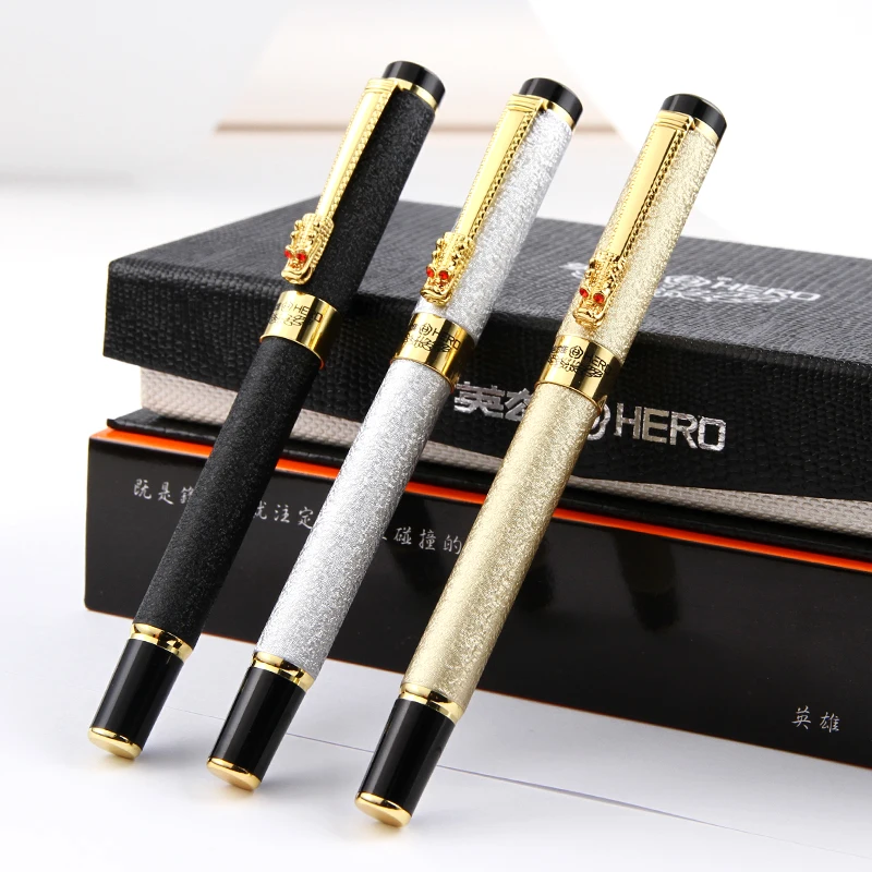 Luxury Exquisite Chinese Dragon Clip Fountain Pen 0.5mm Iridium Point 1