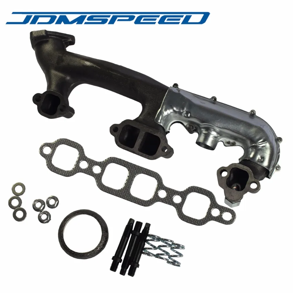 Left Right Exhaust Manifold with Heat Shield For Chevrolet GMC Pickup Truck SUV