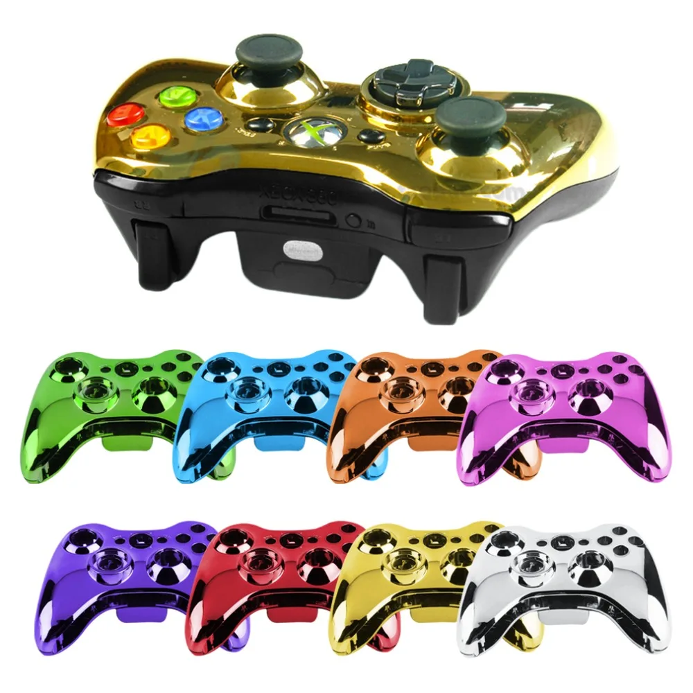 

New 1 pcs 100% Wireless Controller Shell Case Bumper Thumbsticks Buttons Game for Xbox 360 Digital In Stock Wholesale