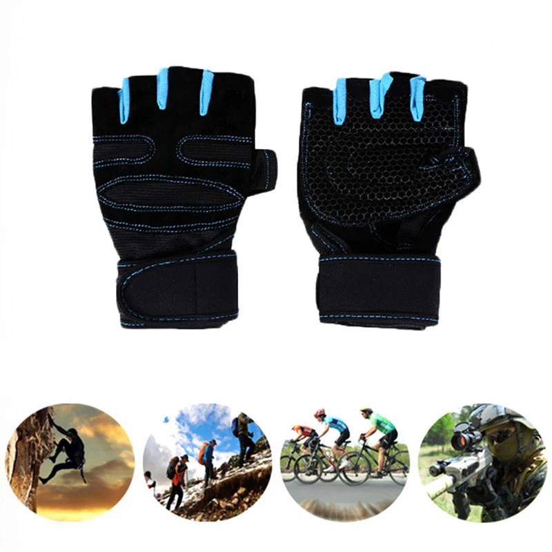 

2018 Sport Cycling Fishing Gloves Half-Finger Breathable Anti-Slip Glove Polar Fleece Fishing Fitness Equipment Safety Gloves