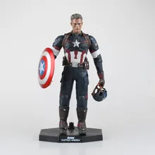 1pcs/set Captain America Avengers Action Figures Change Hand Hot Toys Super Hero Marvel Iron Man Marvel’s 12” Model Toys Gifts