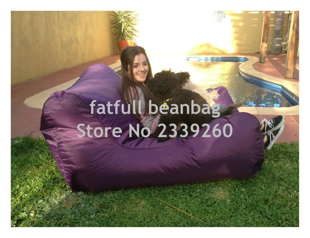 Cover only No Filler -Majestic purple Home Goods purple Bean Bag Chair Lounger