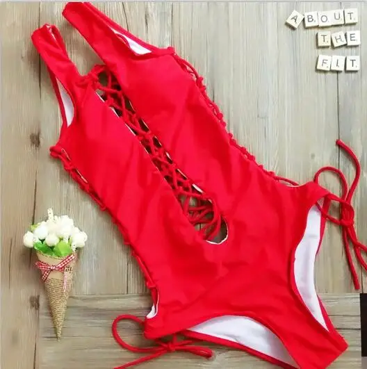 Одна деталь Купальник бинты Купальники для малышек Для женщин Монокини Одежда заплыва костюм для Для женщин пикантные ванный комплект biquini Trikini