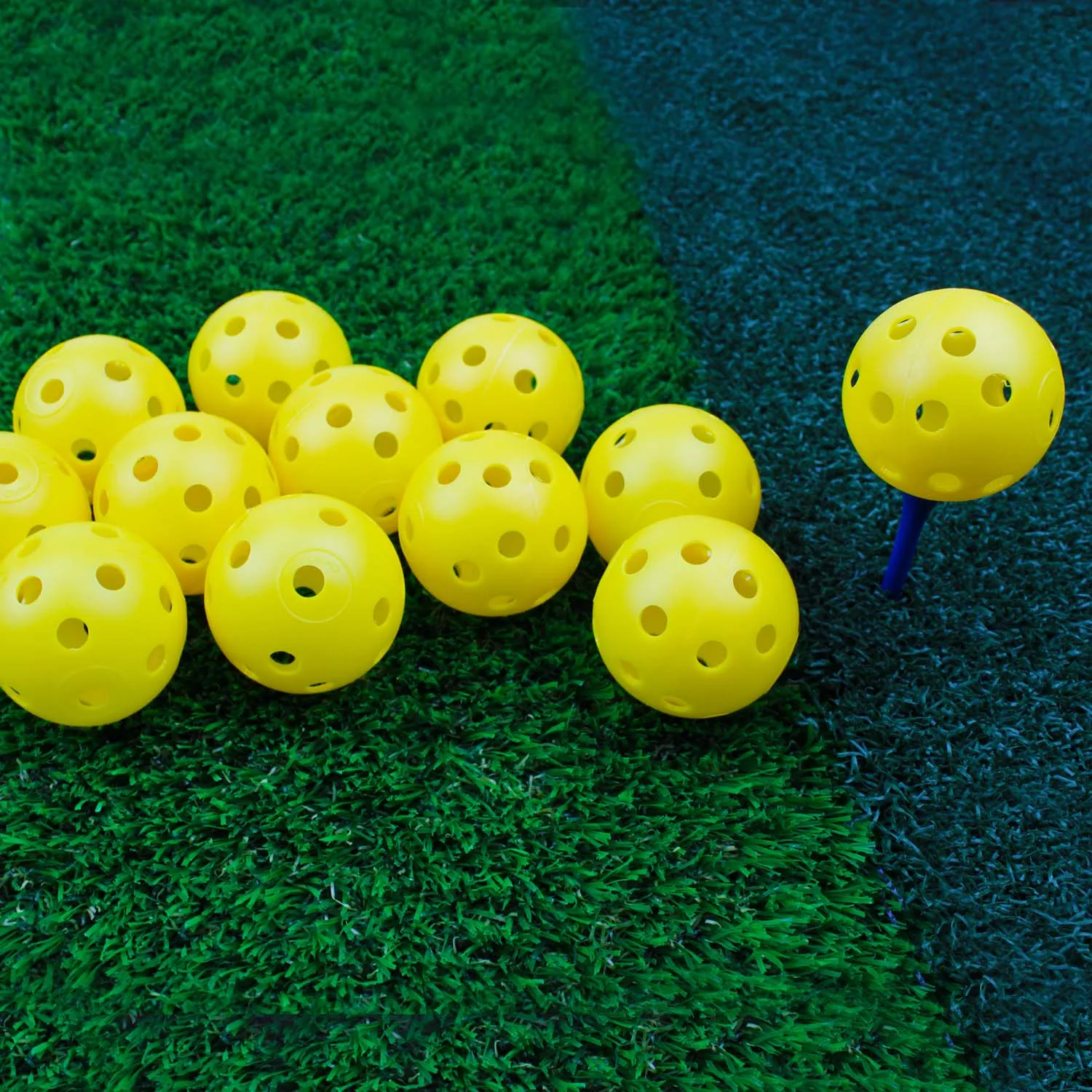 CRESTGOLF 100 шт. x 40 мм Пластиковые Мячи для гольфа-воздушные шары для гольфа с полым воздушным потоком для вождения, качели, Домашнее