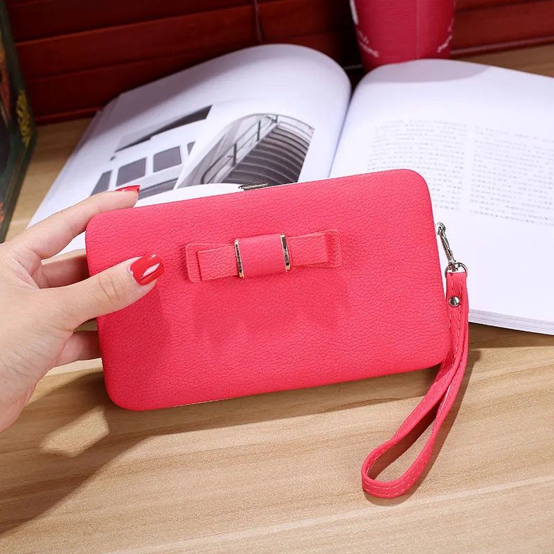 Wallet Purse Universal Case Red