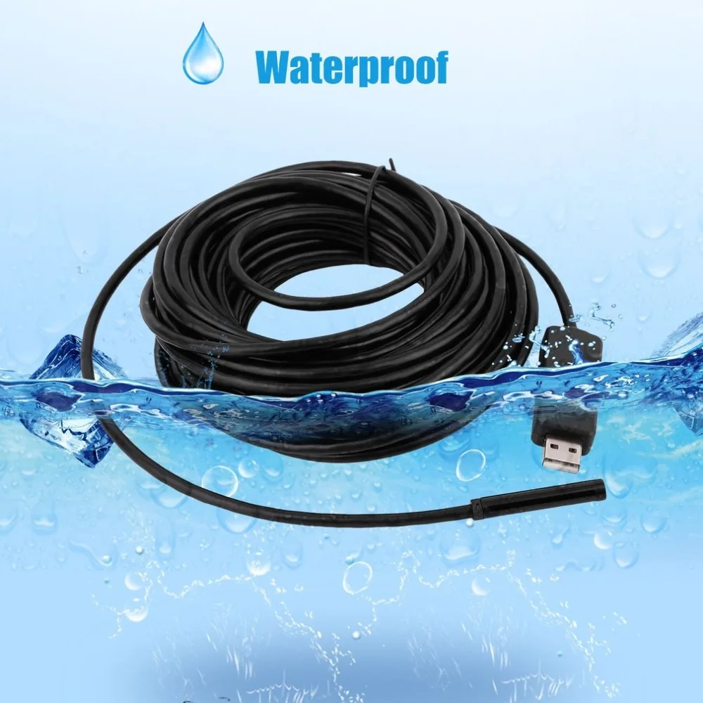 7mm 10M Android USB Endoscope mini Camera OTG USB Borescope Inspection