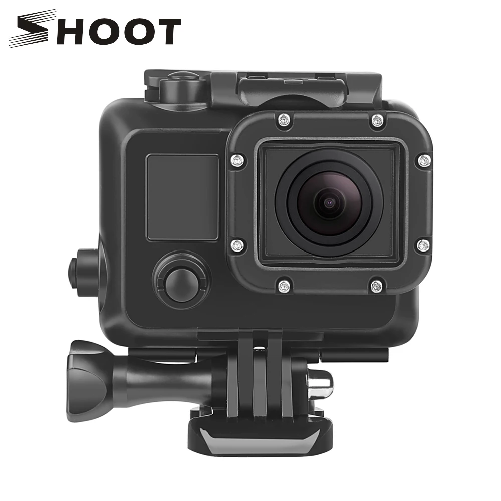 

SHOOT 45M Waterproof Case for Gopro Hero 4 3+ 3 Action Camera Underwater Diving Housing Case Mount for Go Pro Hero 4 Accessory