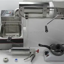 5л машина для изготовления церковных коронок+ фритюрница+ аппарат для заполнения палочек Чуррос+ плавильный горшок