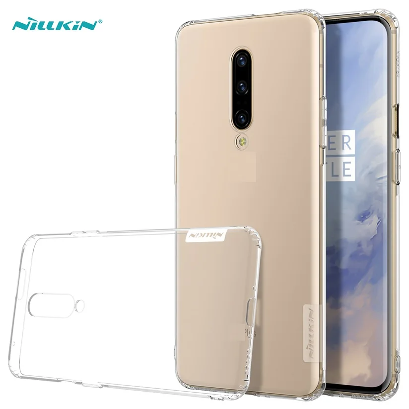 Nillkin Прозрачный чехол для телефона One plus 7 Pro натуральный мягкий тонкий прозрачный