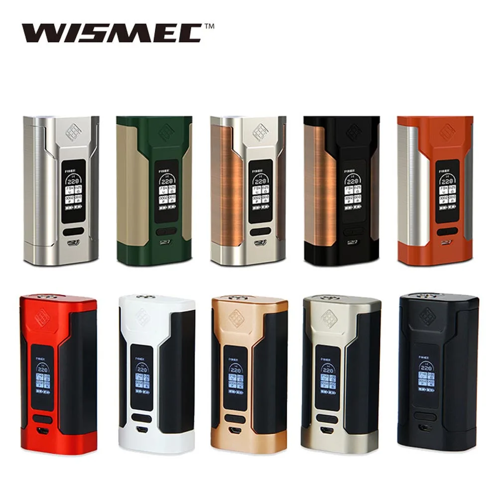 

Clearance WISMEC Predator 228W TC MOD with OLED Screen 0.05-1.5ohm Resistance No 18650 Battery for Elabo Electronic Cigaette Kit