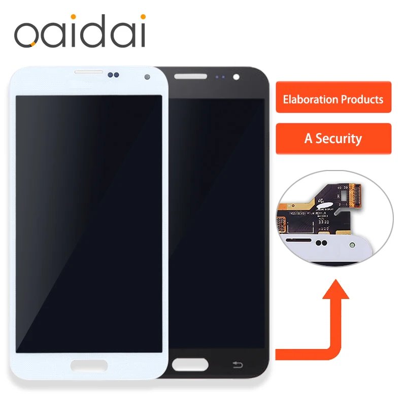 

For Samsung Galaxy S5 G900 SM-G900F G900M G900A I9600 LCD Display Touch Screen Assembly Digitizer Replacement Parts