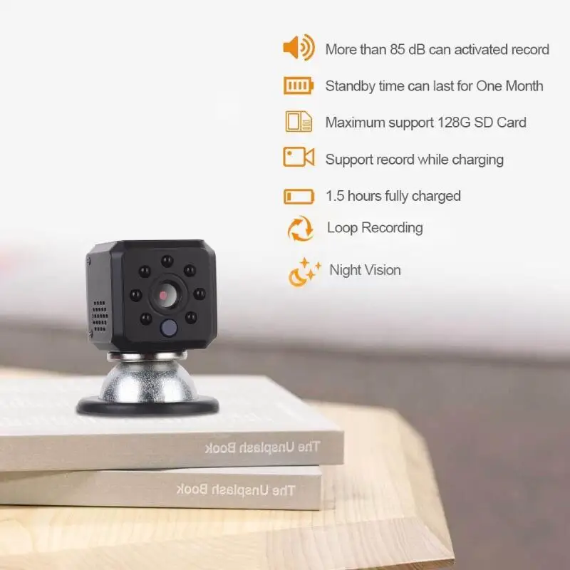 

015 Mini Camera Full HD 1080P Micro Camera IR Night Vision Camcorder Motion Sensor DVR DV Voice Control Security Mini Camcorder