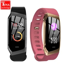 E18 цветной сенсорный экран умный Браслет Водонепроницаемый кровяное давление монитор сердечного ритма фитнес-трекер спортивный браслет