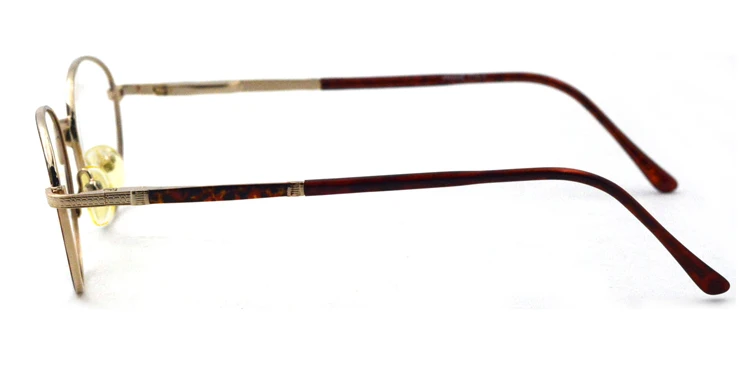 Лаура Фея Винтаж Стиль очки с дизайном «кошачие глаза» оправа из нержавеющей стали, золотой Деми Цвет блок пружинный рычаг оптическая оправа для очков SA323
