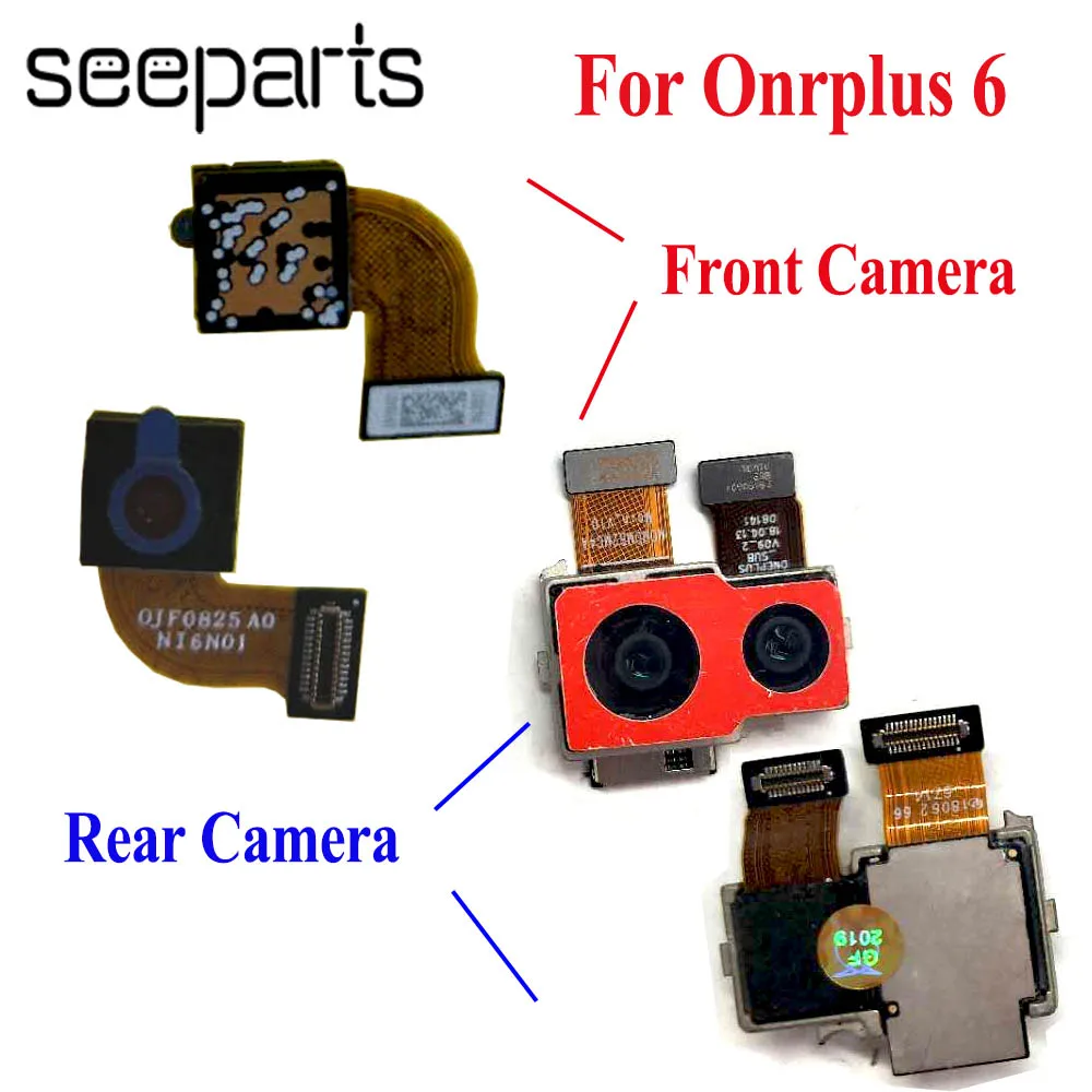 For Oneplus 6 Front Camera Flex Cable For Oneplus 6 Rear Camera Replacement Parts For Oneplus 1