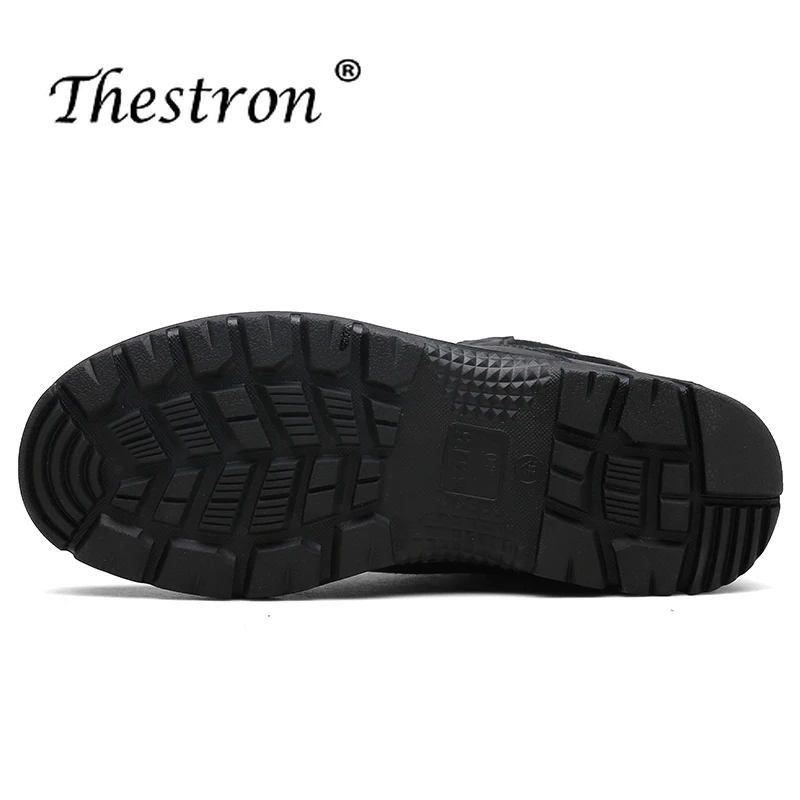 2019 New Luxury Desert Boots Men Outdoor Tactical Boots For Men Brand Designer Black Military Combat Boots Big Size Shoes Mens