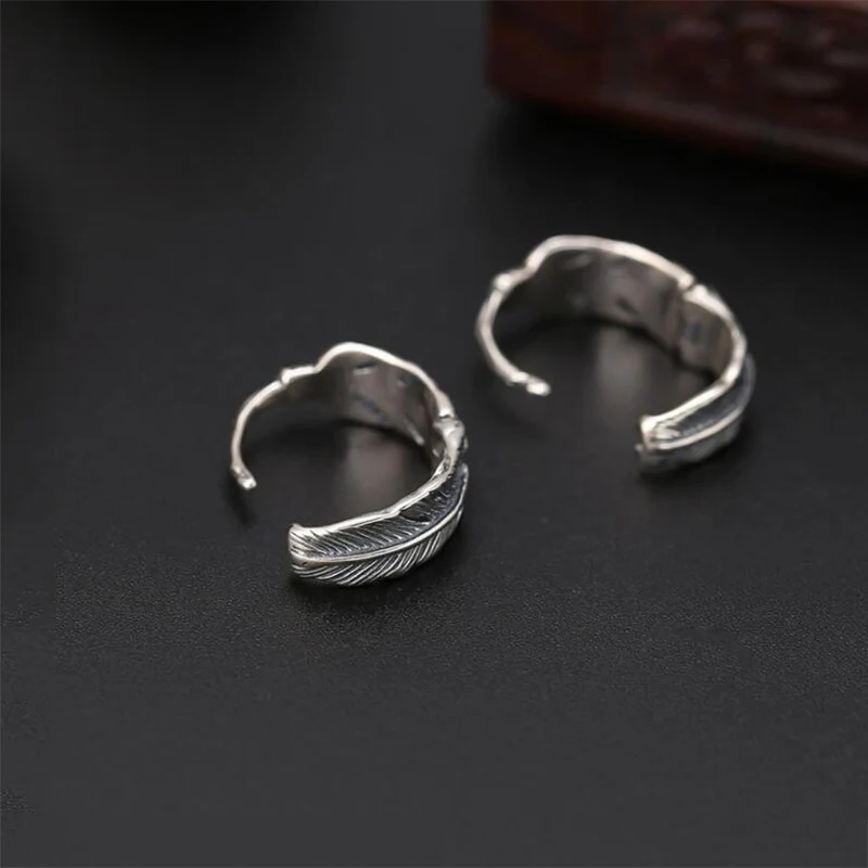 Модные деревянные висячие серьги 100% Настоящее серебро 925 пробы ювелирные изделия