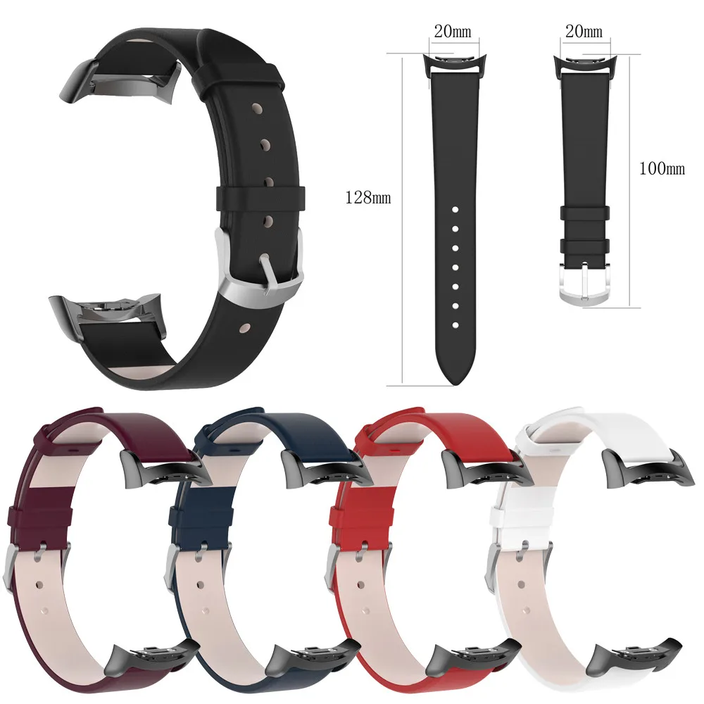 Лучшая цена ремешок на запястье кожаный для Samsung Gear S2 SM R720 / R730 с