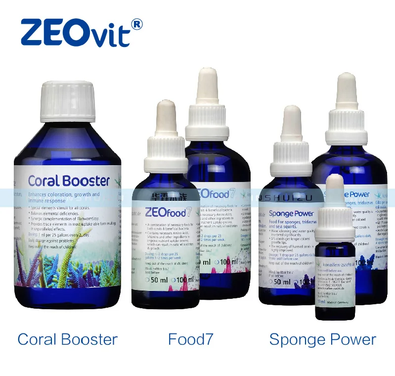 ZEOvit коралловые продукты SPS LPS емкость для морского рифа бустер снежной погоды 7
