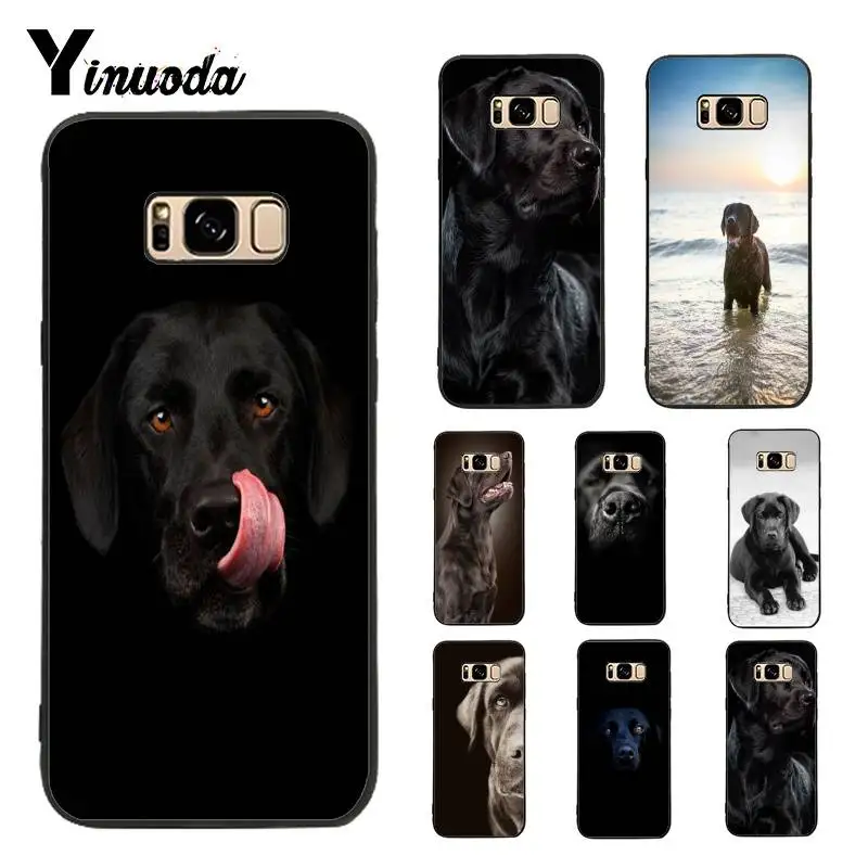 Чехол Yinuoda для Galaxy S9 Black Lab лабрадор щенок собака красочный дизайн чехол телефона