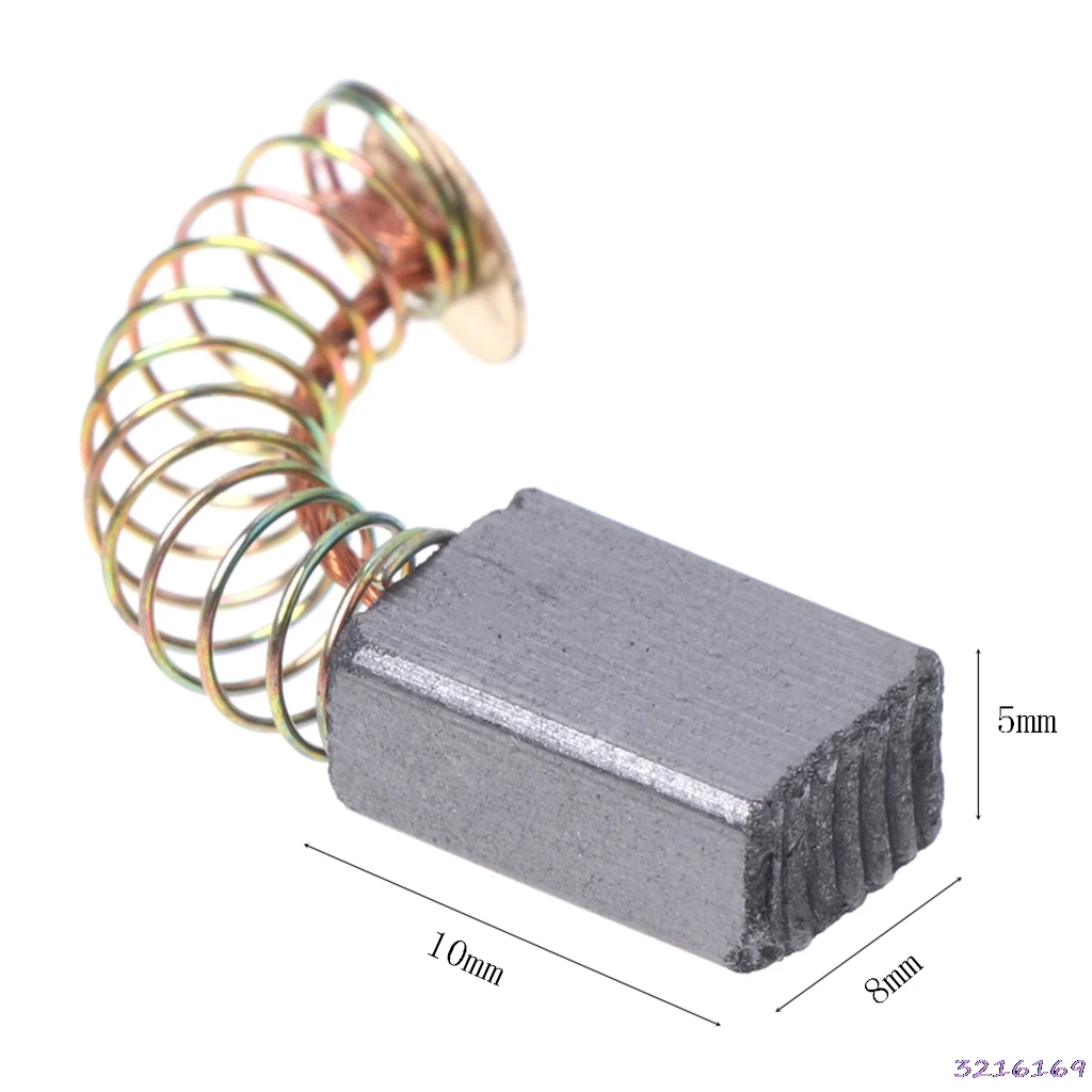 2 шт. электрическая дрель карбоновая щетка запасные части для DEWALT/для BOSCH/для MAKITA Электроинструмент 5X8X10 мм 064