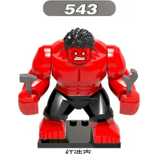 GUSUG 50 шт. Супер герои Marvel Капитан Америка супер-адаптоид паук мальчик красный она-Халк молоток Коулсон Железный человек блоки игрушки