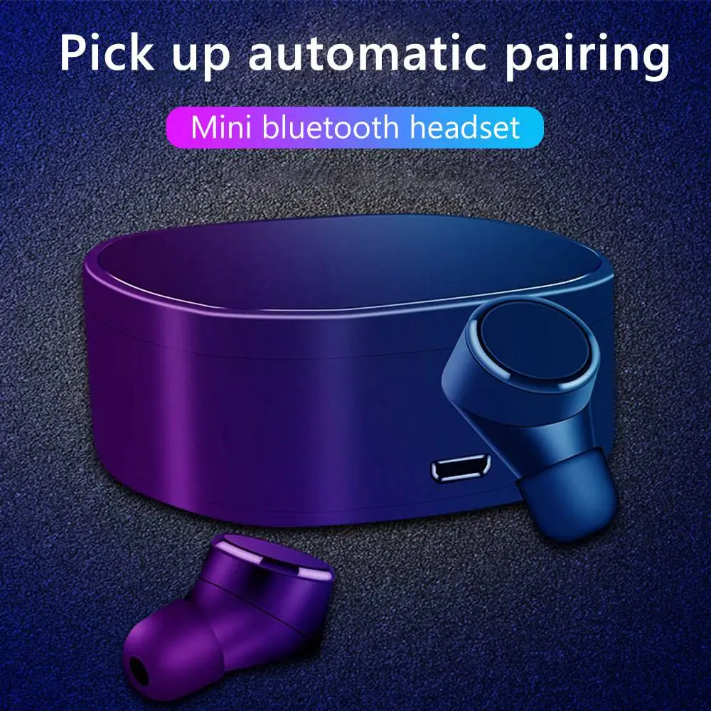 TWS Bluetooth наушники Smart touch мини беспроводные наушники для бега спорт 6D стерео звук наушники в ухо наушники для смартфона