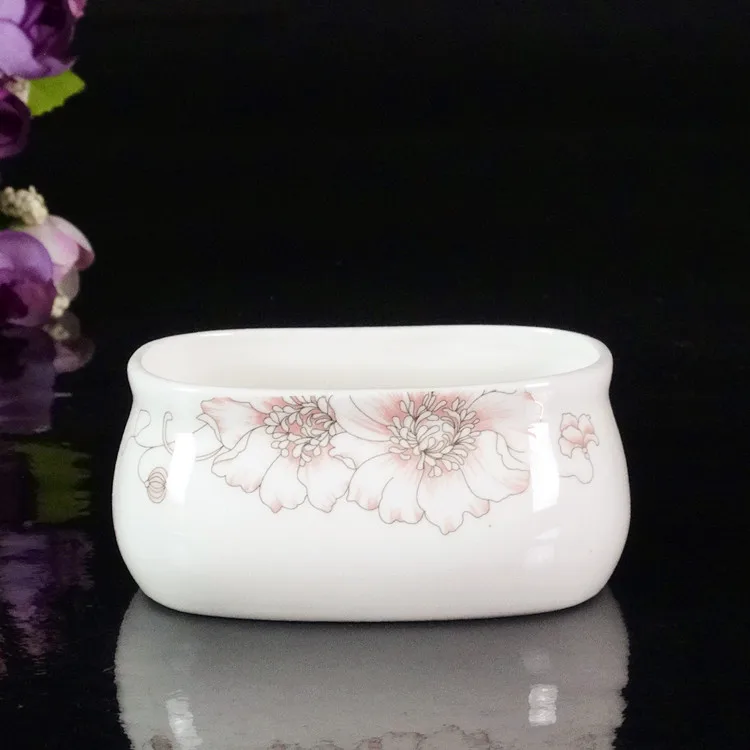 Британский цветочный костяного фарфора сахар конфеты чаша сливок Европа