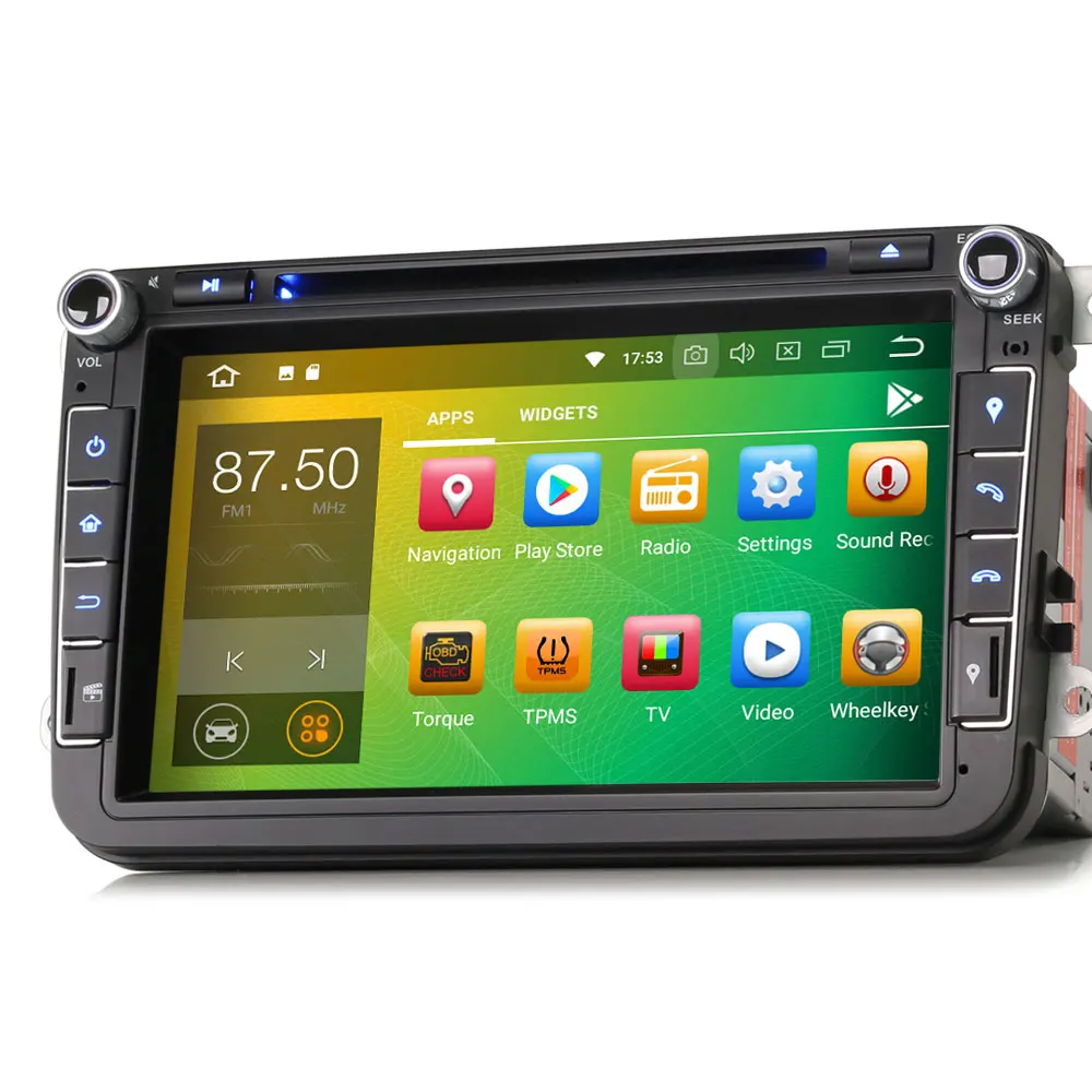 Sale Erisin ES7815V 7" Android 8.0 Octa core 4G RAM Car DVD GPS Radio DVR DAB+ DVD For  VW passat 5