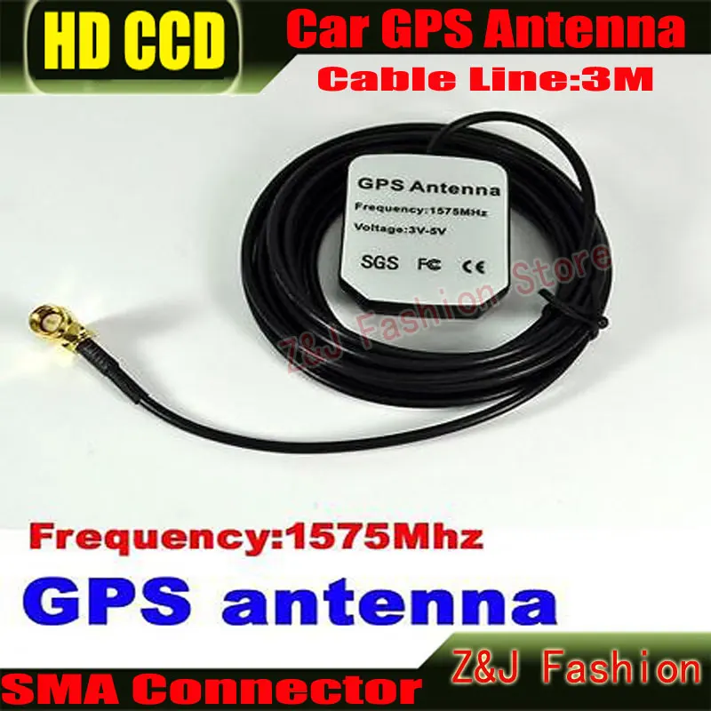 Car Gps Antenna SMA Connector Cable Length 3M Frequency 1575.42MHZ