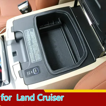 Organizzatore auto per Toyota Land Cruiser 200 FJ200 2004-2016 Frigorifero Bracciolo Centrale Portaoggetti Portaoggetti Vassoio Scatola Accessori