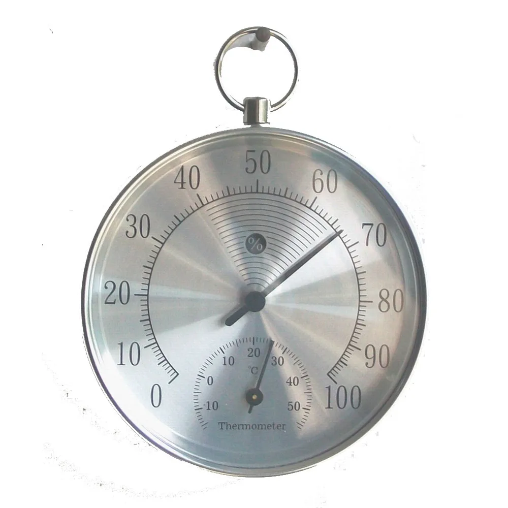 Sling Type Mechanical Garden Thermometer and Hygrometer 10cm ( 2.5 inch