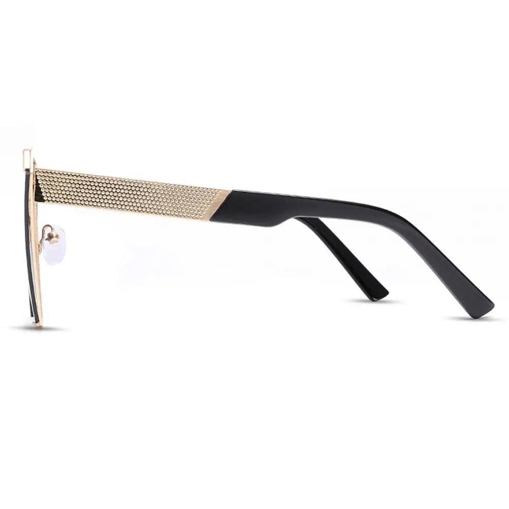 MISSKY унисекс металлическая оправа UV400 Солнцезащитные очки уникальные уличные спортивные очки