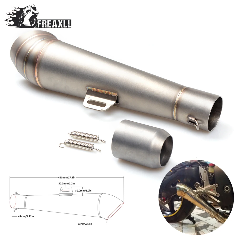 

36 мм-51 мм мотоцикл абразивный выхлопной трубы с дБ-убийцей модифицированный скутер выхлопная труба Муфель для монстра 900 город Темный