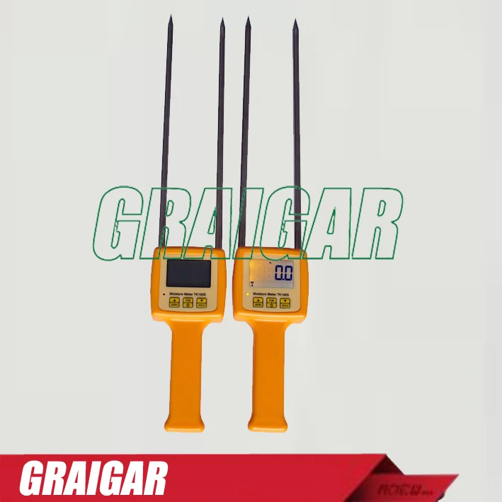 Digital Portable TK100S Corn,wheat,rice,bean,wheat flour tester 4 Digital LCD Grain moisture meter range:5-35% hygrometer digital multi grain moisture meter tester rice wheat rye peas corn oat 6 30% tk25g