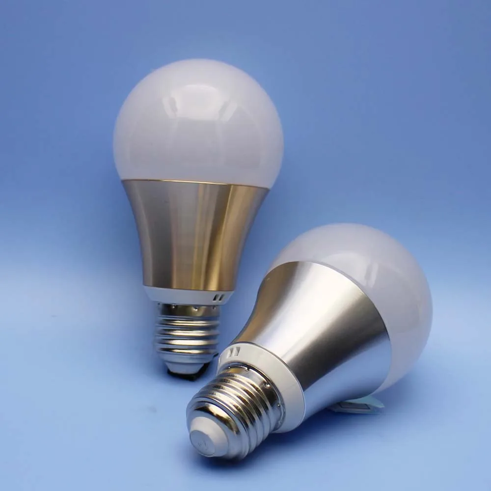 

7W Motion Sensor Light Bulb Radar Dusk to Dawn LED Outdoor Night Lights Auto On/Off Soft White 120V 220V medium base Aluminum