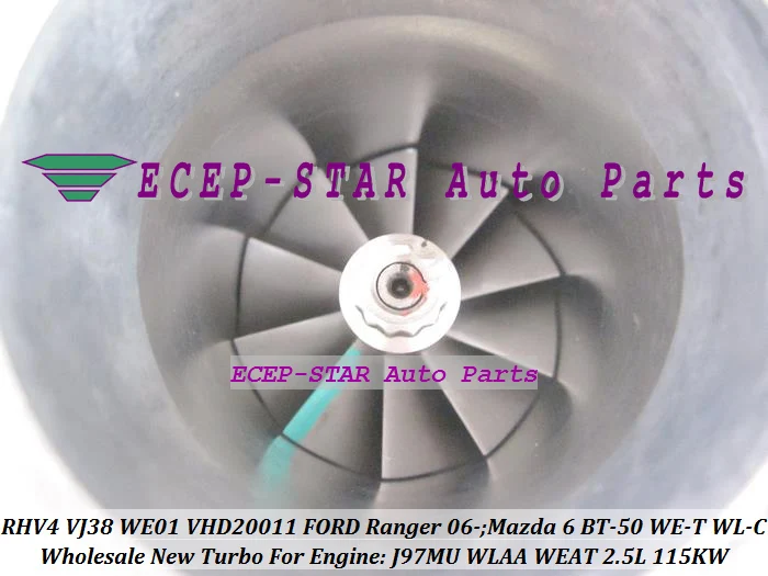 RHV4 VJ38 WE01 WE01F VCD20011 Turbocharger Turbo For FORD Ranger WLAA WEAT 06- For MAZDA 6 BT50 BT-50 2007- WE-T WL-C J97MU 2.5L 115KW (2)